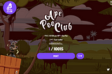 Ape Poo Club VIP sale details and guide