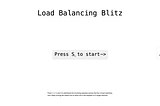 Load Balancing Blitz — data pipeline