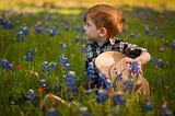 A Child and a Flower