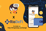 DeFi объявляет о партнерстве KingSwap и RioDeFi для увеличения вознаграждения