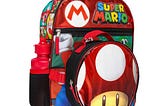 bioworld-super-mario-backpack-with-detachable-mushroom-lunch-tote-16-inch-5-piece-set-1