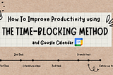 How To Improve Your Productivity Using The Time Blocking Method and Google Calendar