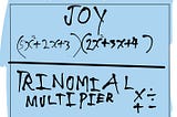 Multiplying Trinomials using Python Code