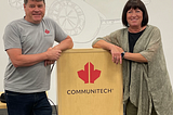 Honour to wear the Communitech Maple Leaf everyday over my heart for 4 years!