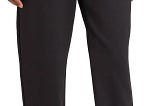 Chic & Comfortable Black Fleece Pants for Women | Image