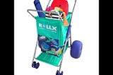 rollx-beach-cart-with-big-balloon-wheels-for-sand-foldable-storage-wagon-with-13-inch-beach-tires-pu-1