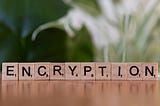 Scrabble tiles spelling Encryption