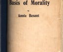 The Basis of Morality | Cover Image