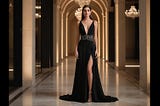 Long-Black-Cocktail-Dress-1