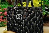 Cross Gucci Leather Handbag