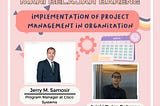 Press Release MABAR #1: 
Implementation of Project Management for Organization