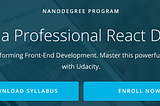 A Review: Udacity’s React Nanodegree