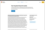 Introducing Our Patent Search Tool — KISSPatent