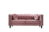 vivian-75-98-in-w-classic-flared-arm-rose-velvet-3-seats-straight-chesterfield-sofa-with-nailheads-i-1