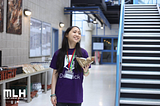 Sara Chen at DurHack Spring Week 2017, taken by Steve Tatlow, courtesy of MLH