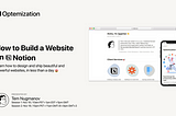 How to Build a Notion Website — Live Event