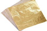 bememo-100-sheets-imitation-gold-leaf-for-arts-gilding-crafting-decoration-1
