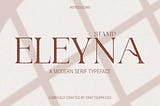 Eleyna Stamp Font 1