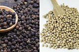 Black Pepper vs White pepper