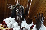 17th-Century Black Jesus Christ Wooden Statue Found in Harbor After Sailors Toss It From Ship to…
