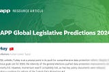 2024 Legislative Predictions about Data Protection for Turkey