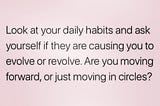 Our Habits Define Us