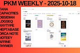 PKM Weekly — 2025–10–18