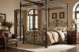 Black-Metal-Canopy-Bed-1