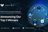 Announcing Our Top 3 Winners: VAIOT’s AI Multi-Agents Use Case Challenge