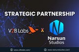 V2B Labs x Narsun Studios Strategic Partnership Announcement