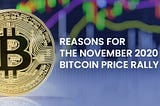 Reasons for the November 2020 Bitcoin Price Rally