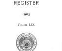The New England Historical and Genealogical Register | Cover Image