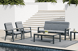 Embrace Elegance and Durability with Modern Outdoor Aluminum Furniture