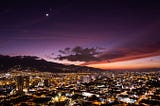 A magnificent view of San Jose, Costa Rica for dating.