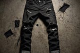 Destroyed-Black-Jeans-1
