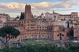 Overlooking the Trajan’s Forum