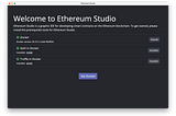 Ethereum Studio Quick Reference Guide