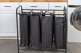 4-bag-laundry-sorter-cart-with-washable-and-removable-bags-black-1