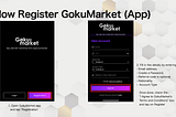 How to register GokuMarket(To buy MKX)