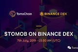 TOMOB正式上线Binance DEX