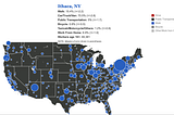 Identifying Potential Areas in a City for Bikeshare Hubs