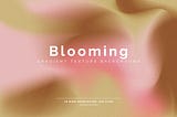 Blooming Gradient Texture Background