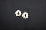 Unisex toilet icon