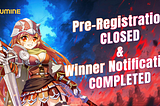 Conclusion of Queens Knights CBT Pre-Registration and Winner Notification Completed