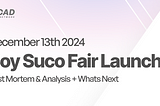 Post-Mortem — Soy Suco Fair Launch, Compensation, Next Fair Launch, Post Launch Marketing
