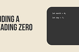 Adding a Leading Zero in 1 Line in JavaScript