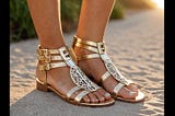 Strappy-Gold-Sandals-1