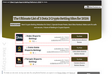 The Ultimate List of 3 Dota 2 Crypto Betting Sites for 2024 | BetterChecked Reviews