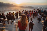 people enjoying a beautiful view in some mountain | 30 days writing challenge by siwhotmahendra