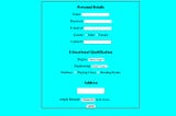 Creating A Working Form using HTML, CSS, PHP